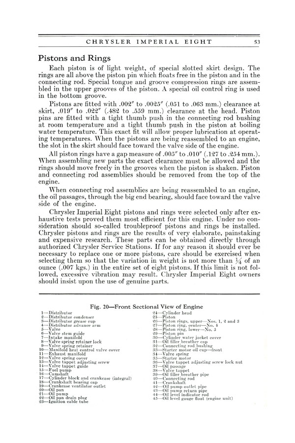 1930 Chrysler Imperial 8 Owners Manual Page 4